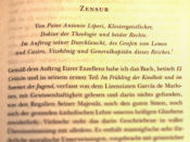 Zensurbericht zu Balthasar Graciáns „El Criticón“