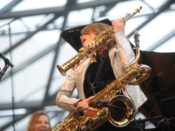 Céline Bonacina beim BMW Welt Jazz Award 2019. Foto: Ssirus W. Pakzad