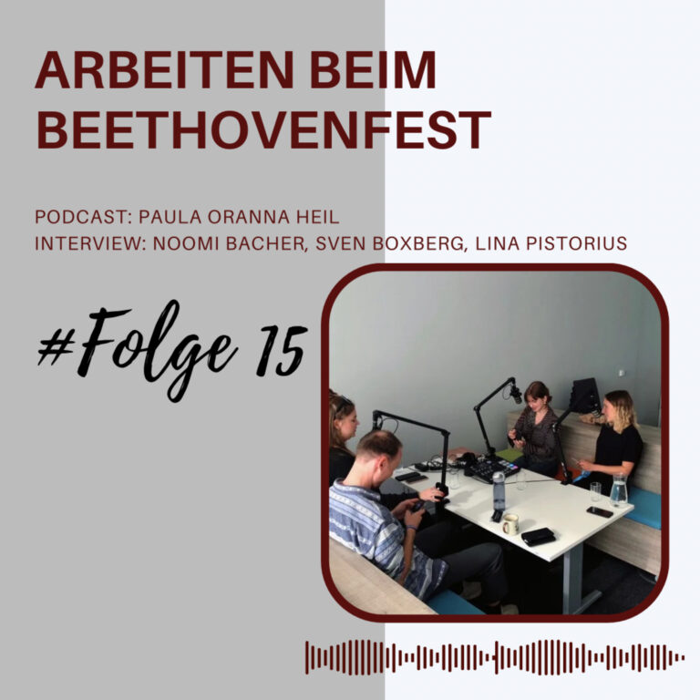 Arbeiten beim Beethovenfest